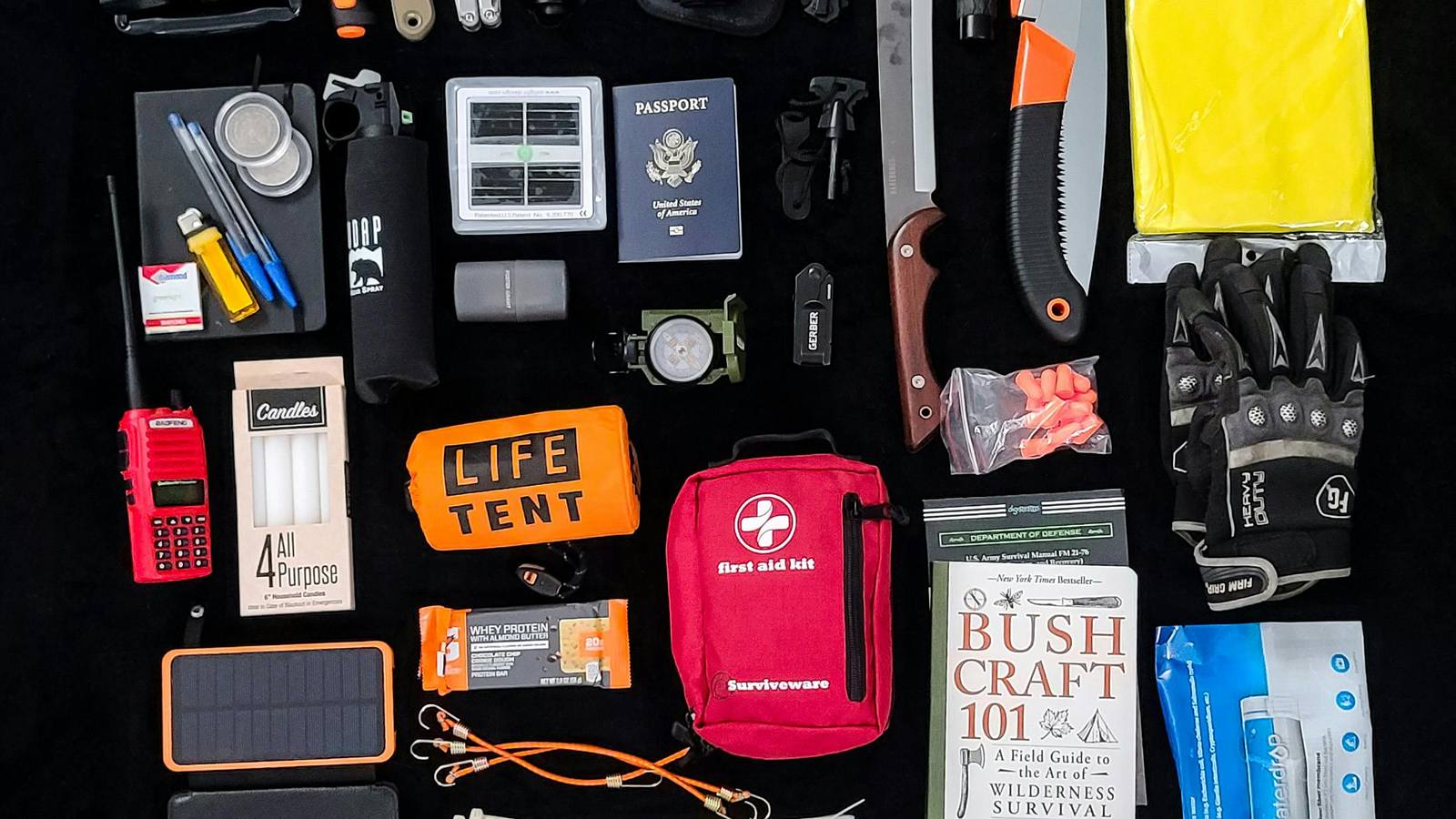 Preparedness checklist and gear for common survival questions